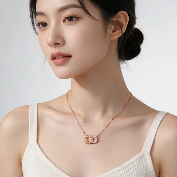Rose_Gold_925_Silver_Pendant_Necklace_For_Women