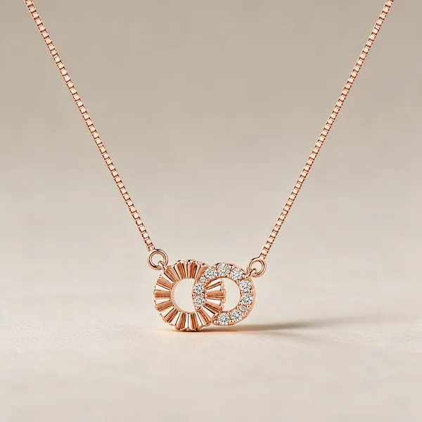 Rose_Gold_925_Silver_Pendant_Necklace_For_Women