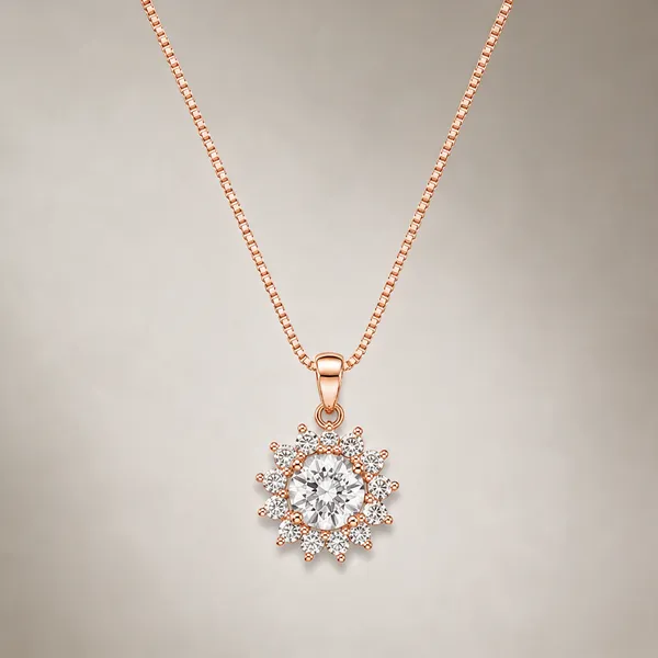 Rose_Gold_925_Silver_Pendant_Necklace_For_Women