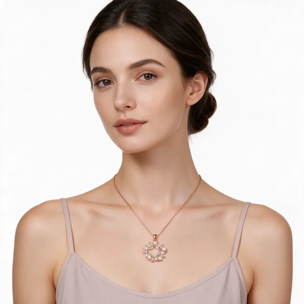 Rose_Gold_And_Pearl_925_Silver_Pendant_Necklace_For_Women