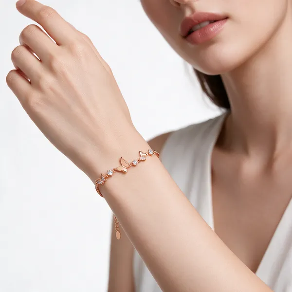 Rose_Gold_925_Silver_Bracelet_For_Women
