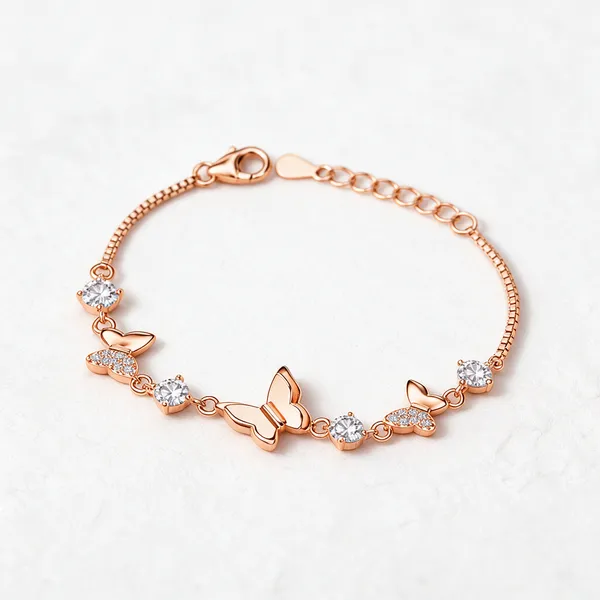 Rose_Gold_925_Silver_Bracelet_For_Women