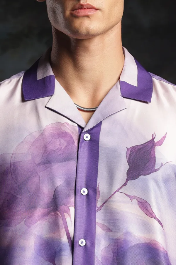 Rare_Purple_Roselette_Half_Sleeve_Shirt