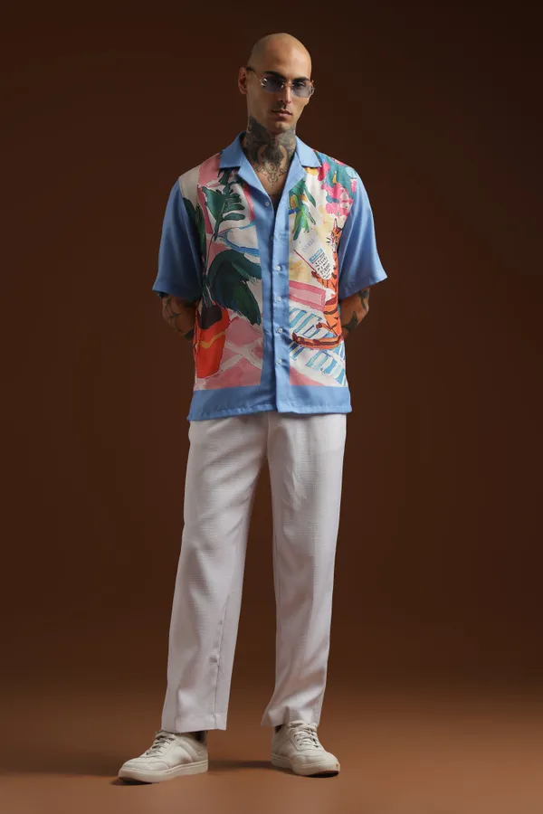 Mew_S_Letter_Half_Sleeve_Shirt