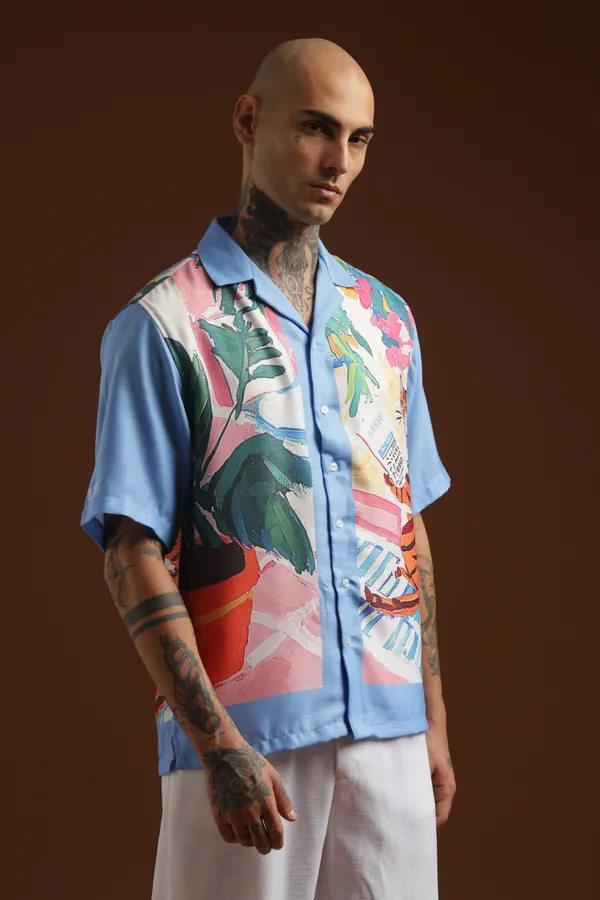Mew_S_Letter_Half_Sleeve_Shirt
