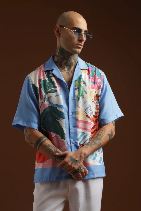 Mew_S_Letter_Half_Sleeve_Shirt