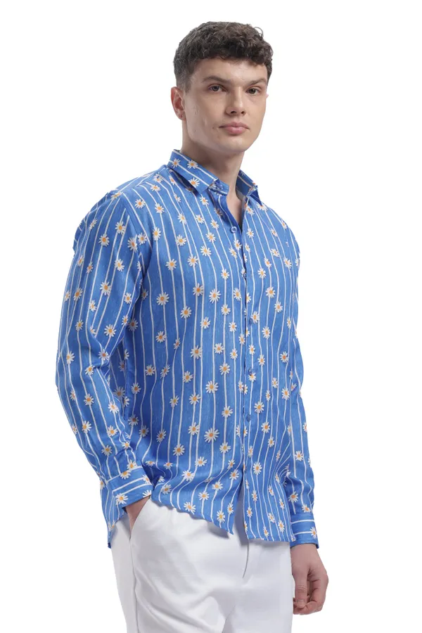 Im_Here_Essentials_Powder_Blue_Daisy_Stripe_Full_Sleeve_Shirt