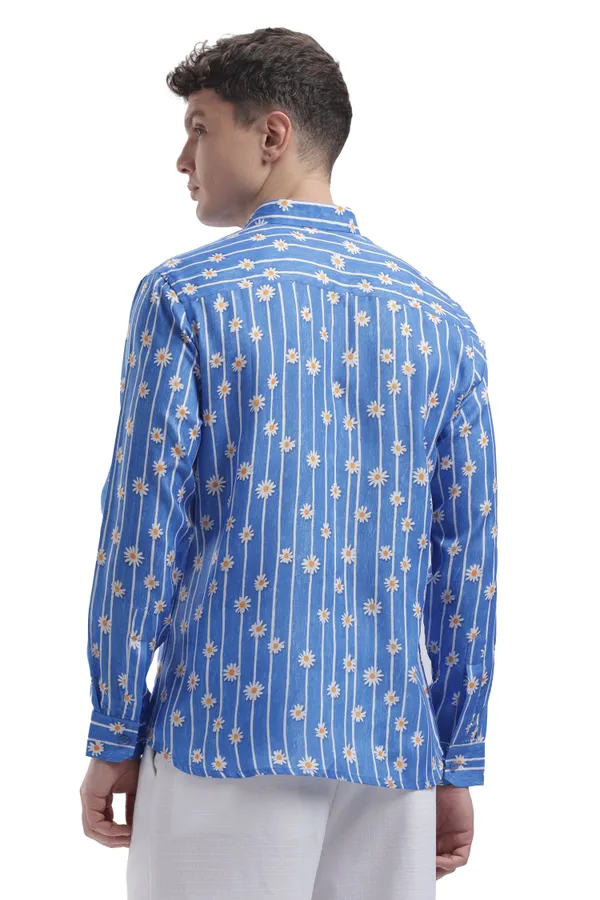 Im_Here_Essentials_Powder_Blue_Daisy_Stripe_Full_Sleeve_Shirt