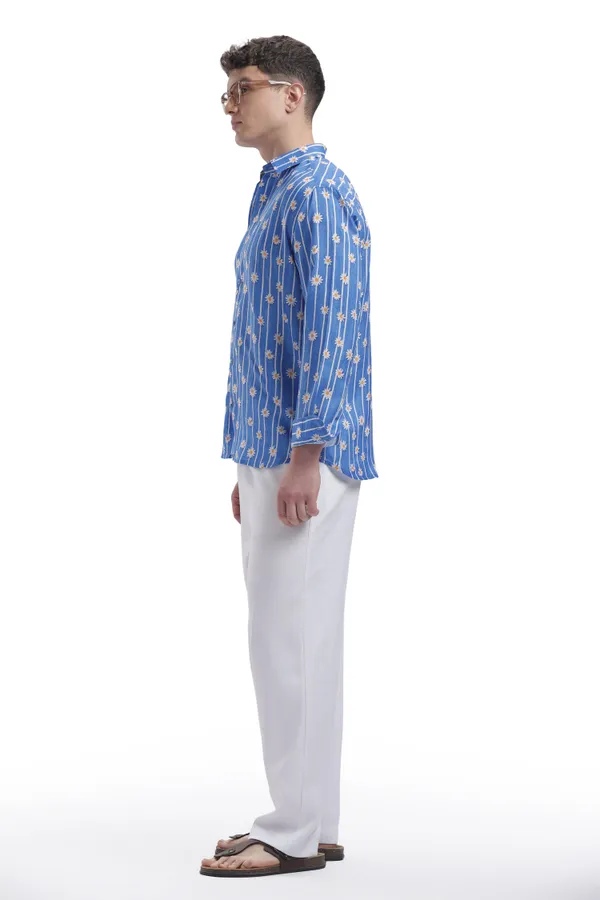 Im_Here_Essentials_Powder_Blue_Daisy_Stripe_Full_Sleeve_Shirt