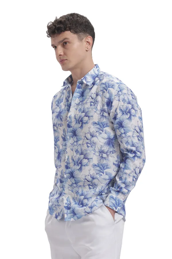 Im_Here_Essentials_Blue_Micron_Floral_Full_Sleeve_Shirt