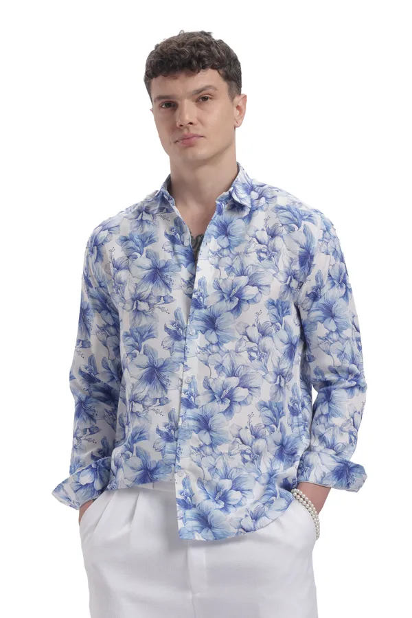 Im_Here_Essentials_Blue_Micron_Floral_Full_Sleeve_Shirt