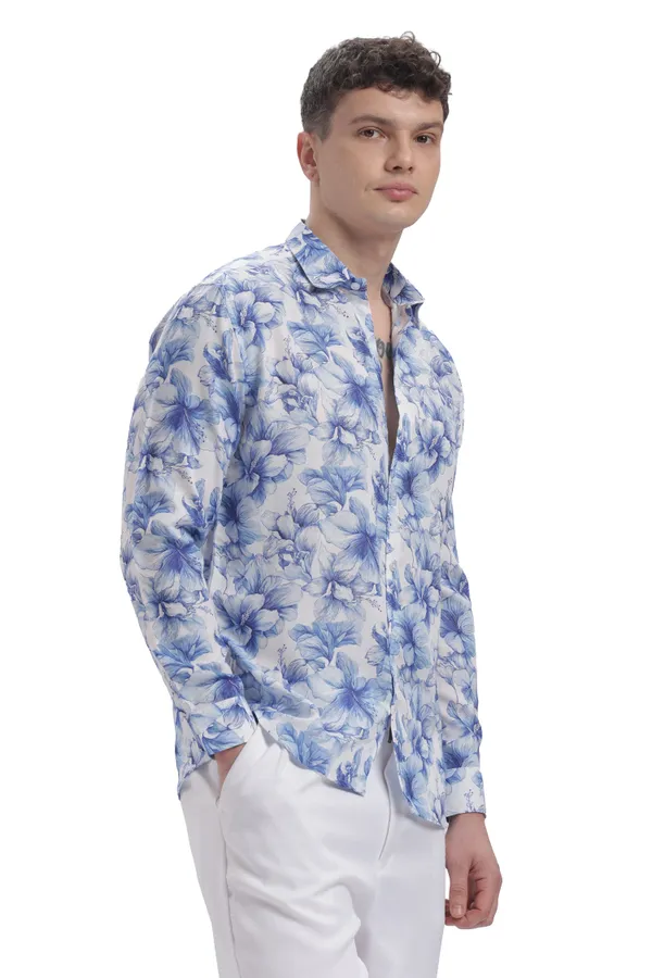 Im_Here_Essentials_Blue_Micron_Floral_Full_Sleeve_Shirt