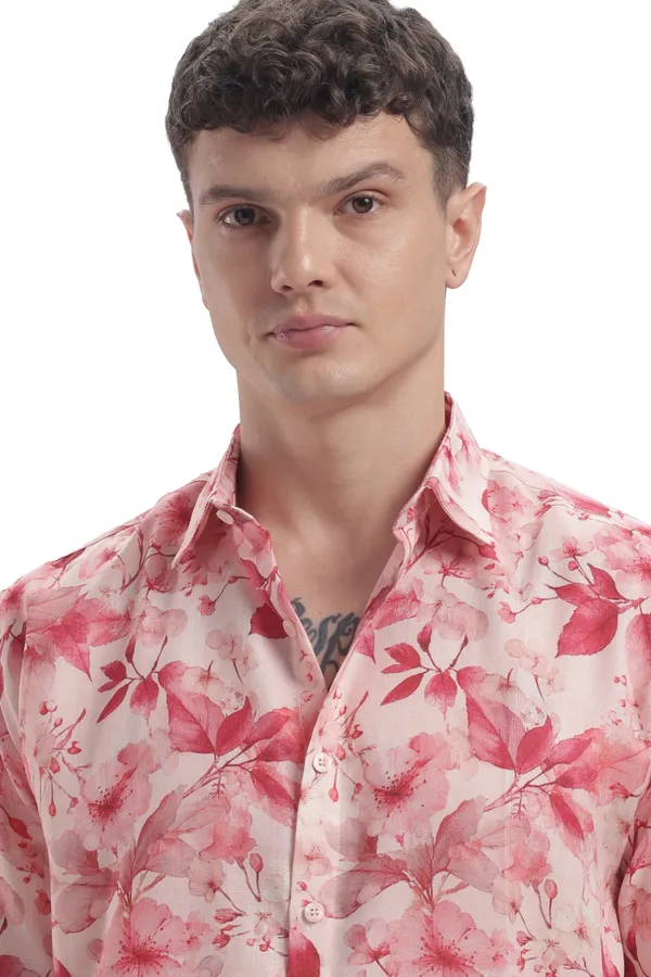 Peach_Petals_Im_Here_Essentials_Full_Sleeve_Shirts