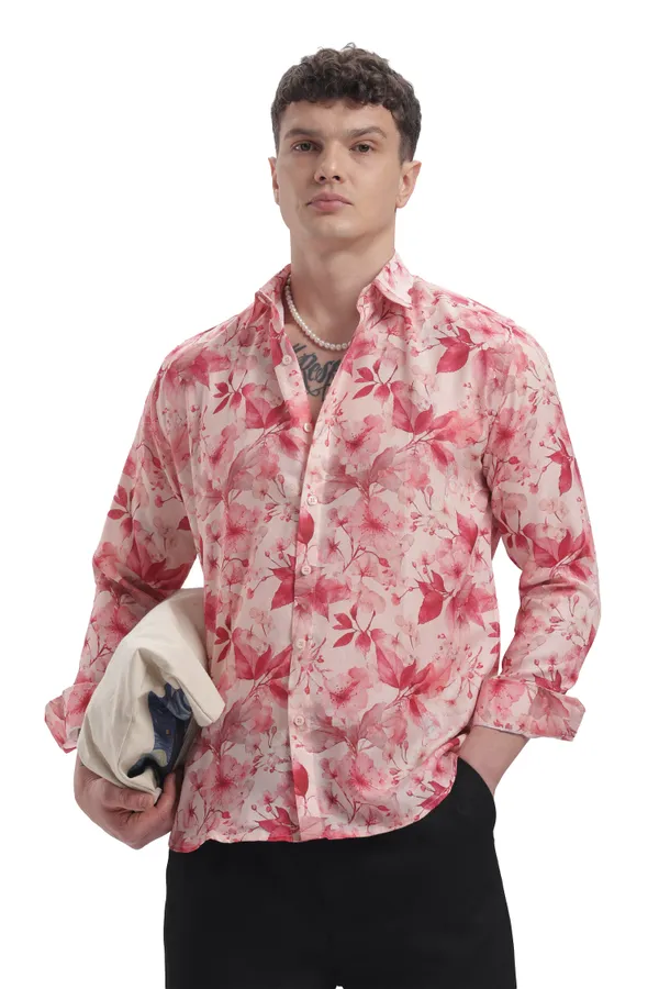 Peach_Petals_Im_Here_Essentials_Full_Sleeve_Shirts