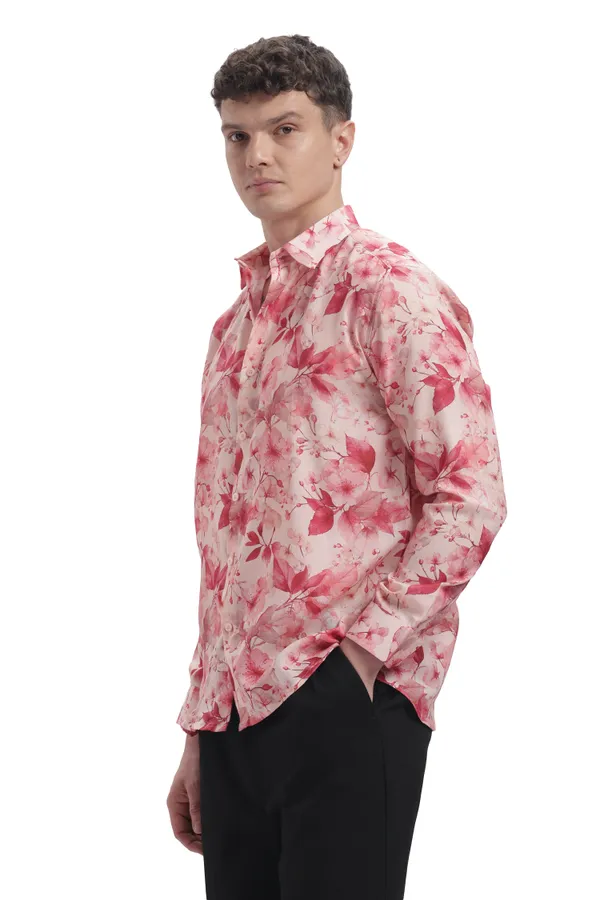 Peach_Petals_Im_Here_Essentials_Full_Sleeve_Shirts