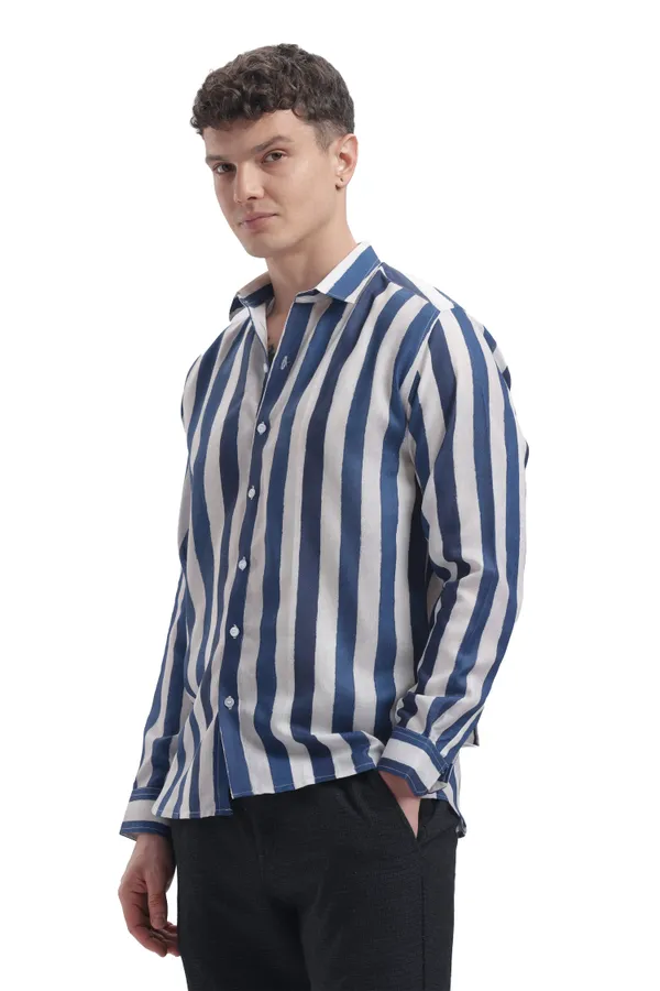 Dull_Stripe_Im_Here_Essential_Shirt