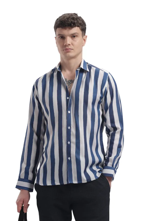 Dull_Stripe_Im_Here_Essential_Shirt