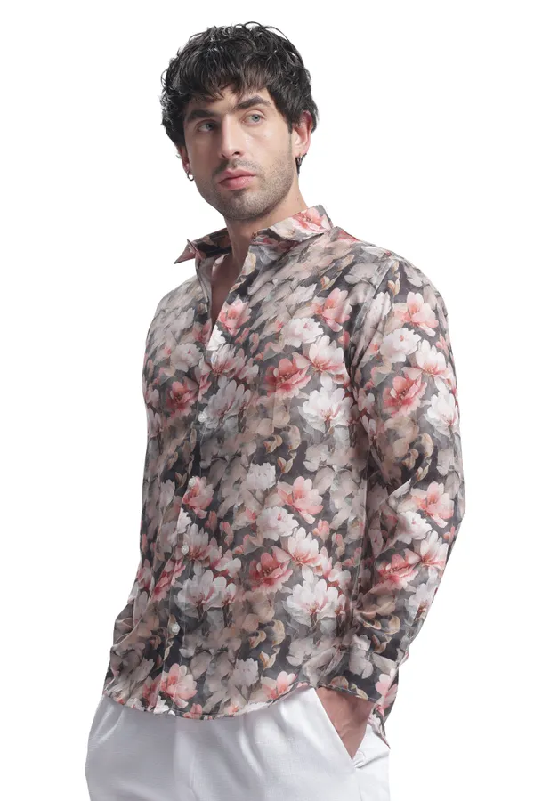 Monet_Grey_Rose_Floral_Print_Shirt_Im_Here_Inspired_By_Claude_Monet