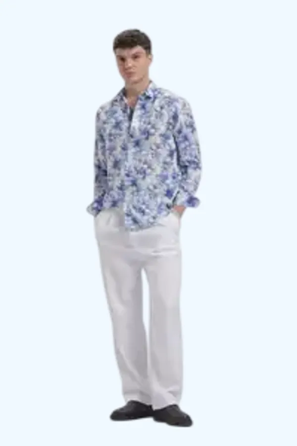 Im_Here_Essentials_Blue_Micron_Floral_Full_Sleeve_Shirt
