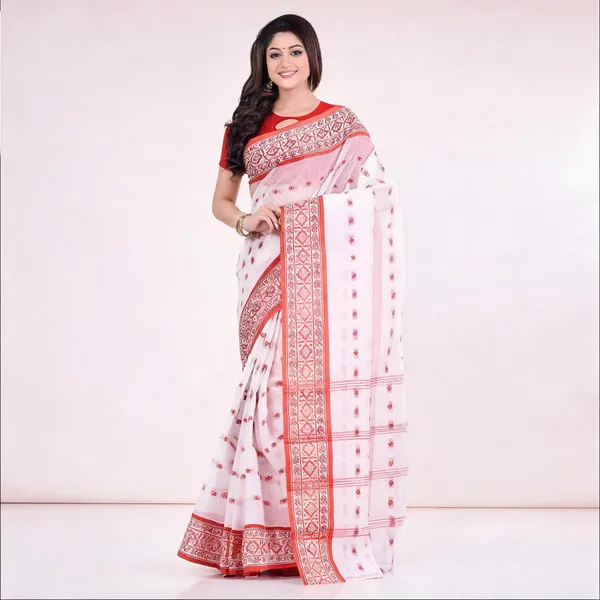 White_Cotton_Handloom_Saree_For_Women