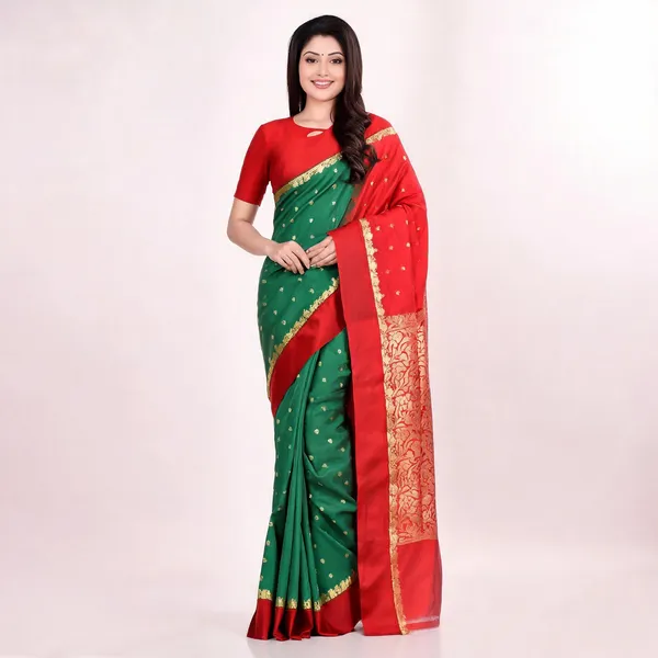 Green_Art_Silk_Zari_Woven_Saree_With_Blouse_For_Women