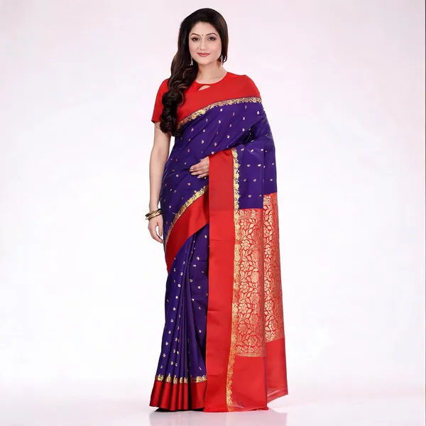 Dark_Blue_Art_Silk_Zari_Woven_Saree_For_Women
