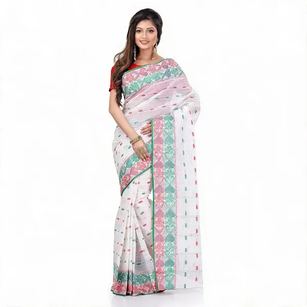 Off-White_Cotton_Handloom_Woven_Self_Design_Saree_For_Women