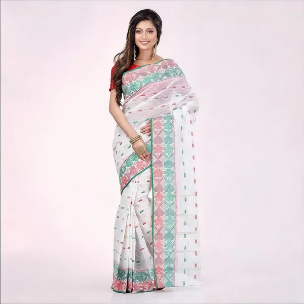 Off-White_Cotton_Handloom_Woven_Self_Design_Saree_For_Women