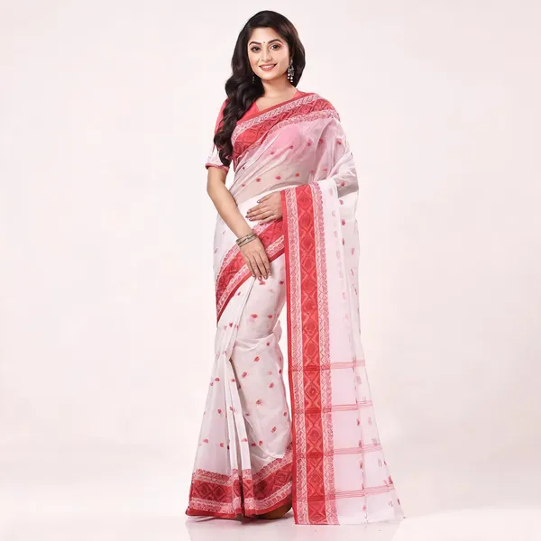 Cotton_Handloom_Bengal_Woven_Saree_For_Women