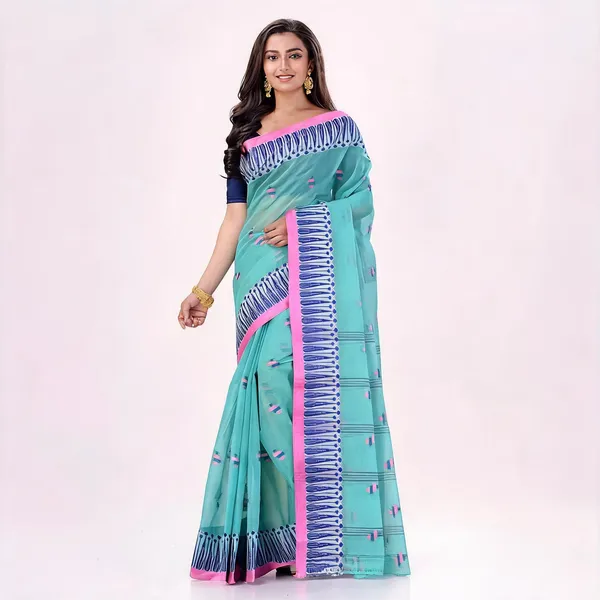 Firoza_Cotton_Handloom_Woven_Saree_For_Women