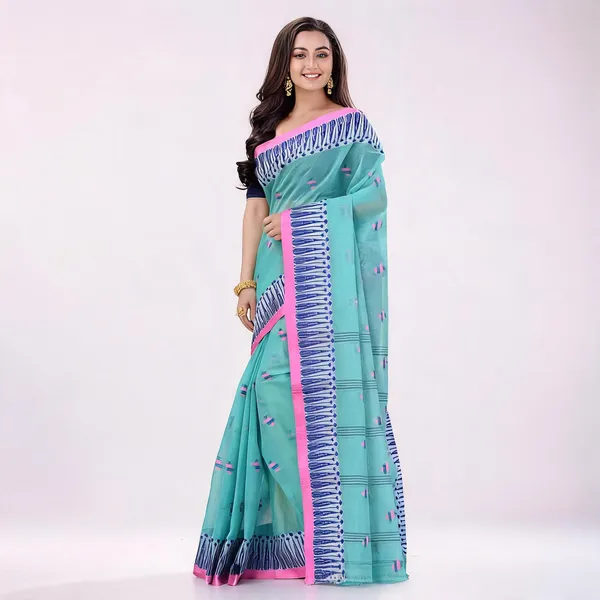 Firoza_Cotton_Handloom_Woven_Saree_For_Women