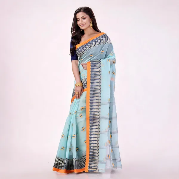 Soft_Blue_Cotton_Handloom_Woven_Saree_For_Women