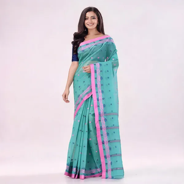 Firoza_Cotton_Woven_Self_Design_Handloom_Saree_For_Women