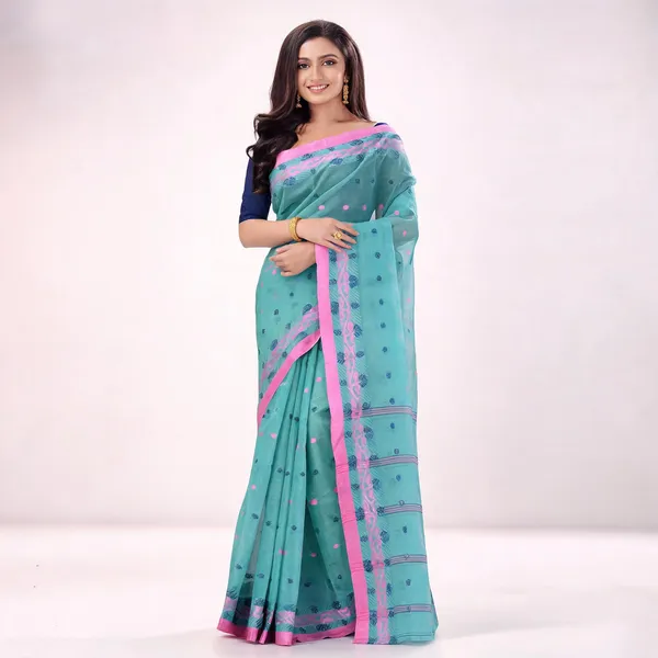 Firoza_Cotton_Handloom_Self_Design_Woven_Saree_For_Women
