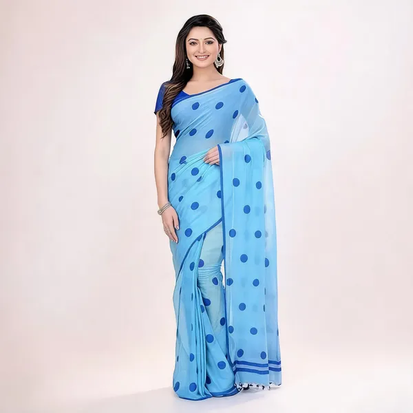 Sky_Blue_Cotton_Handloom_Woven_Saree_For_Women