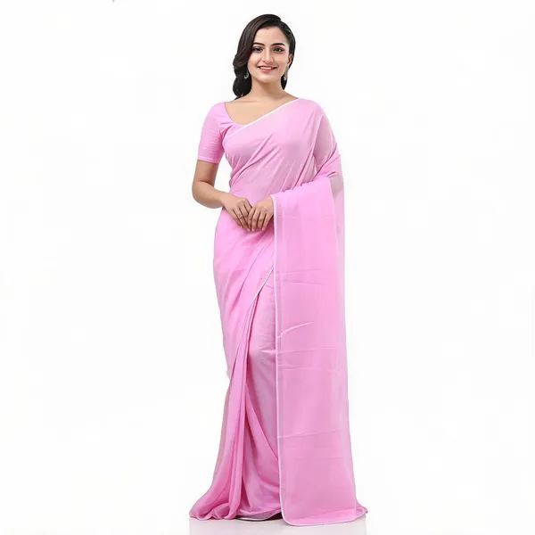 Baby_Pink_Cotton_Handloom_Solid_Malmal_Saree_For_Women