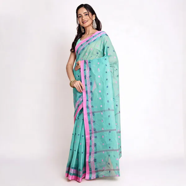 Firoza_Cotton_Handloom_Woven_Saree_For_Women