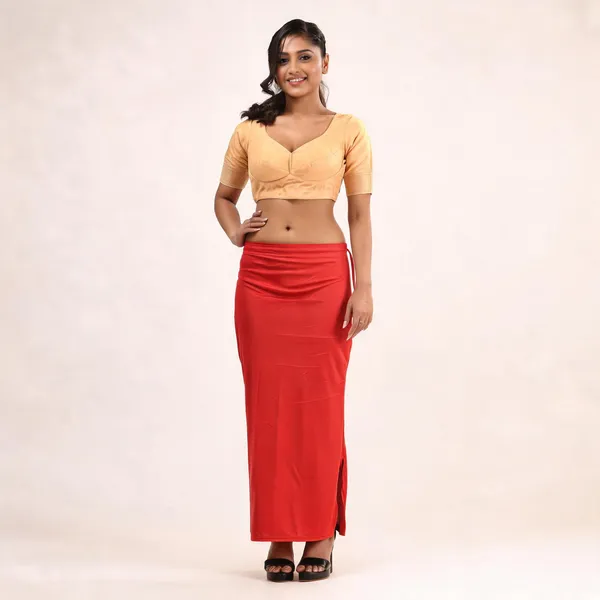 Red_Silk_Blend_Saree_Shapewear_Petticoat_For_Women