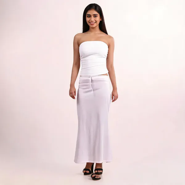 White_Silk_Blend_Fish_Cut_Saree_Shapewear_Petticoat_For_Women