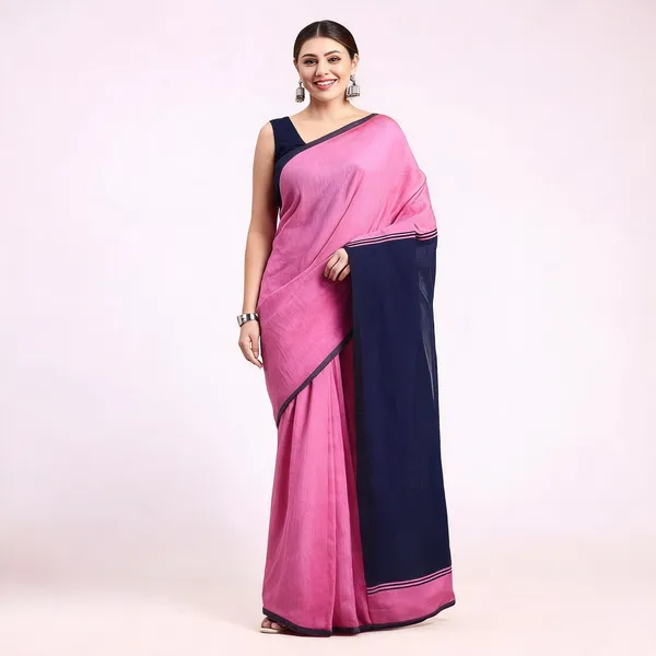 Blue_Pink_Cotton_Tant_Handloom_Woven_Saree_With_Blouse_Piece_For_Women