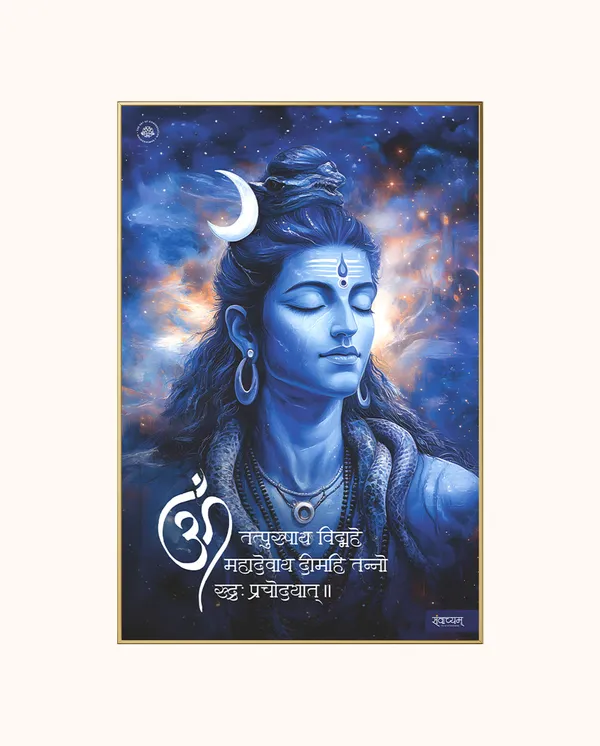 Tatpurushay_Vidmahe_Mahadevaya_Dheemahi_Shiva_Divine_Frame_With_Frame