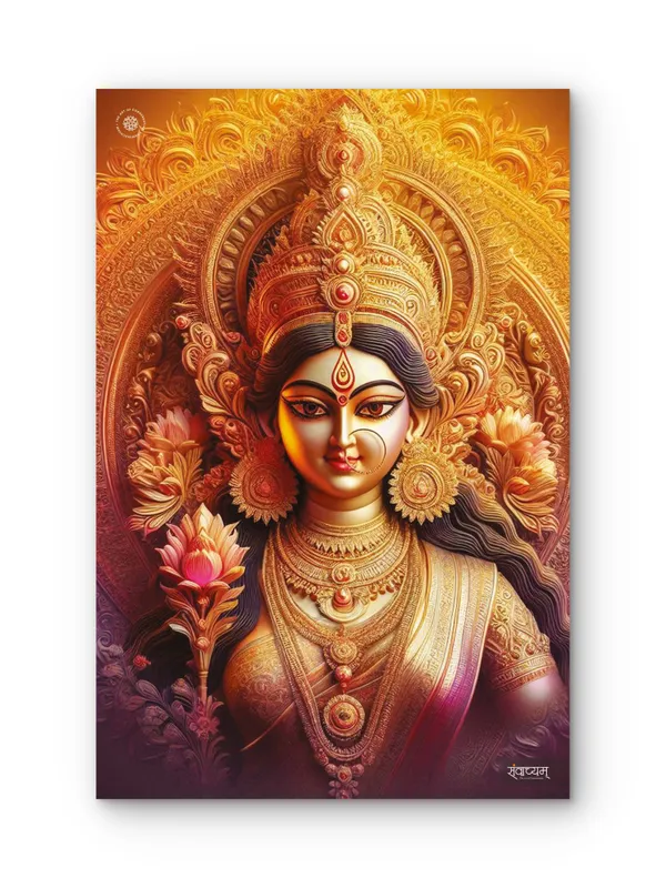 Ma_Durga_Divine_Presence_Of_Strength_And_Devotion_Acrylic_Frame_Without_Frame