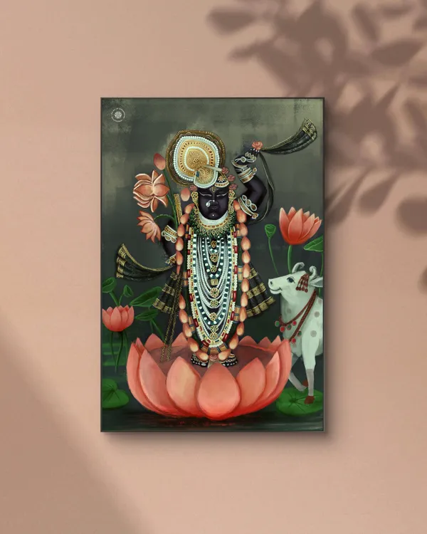 Shreenath_Ji_Eternal_Blessings_Divine_Acrylic_Frame_With_Frame