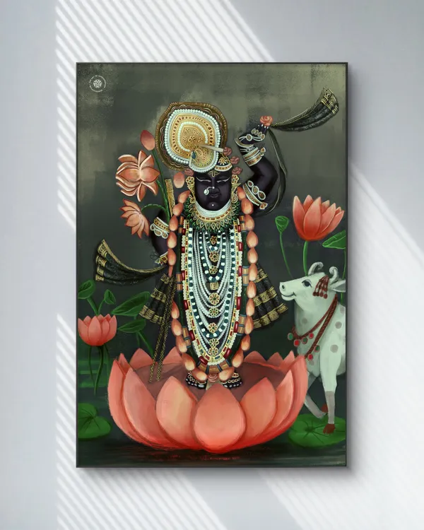 Shreenath_Ji_Eternal_Blessings_Divine_Acrylic_Frame_With_Frame