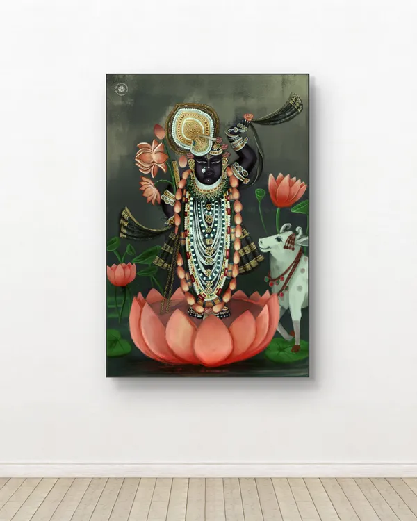 Shreenath_Ji_Eternal_Blessings_Divine_Acrylic_Frame_With_Frame