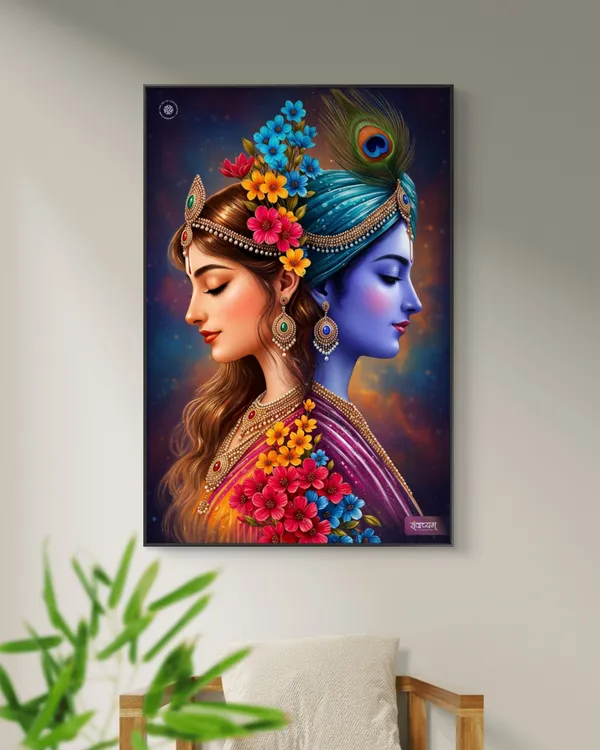 Radha_Krishna_The_Symphony_Of_Love_Devotion_Acrylic_Frame_Without_Frame