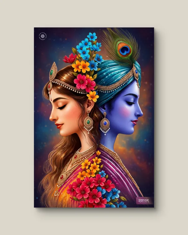 Radha_Krishna_The_Symphony_Of_Love_Devotion_Acrylic_Frame_With_Frame