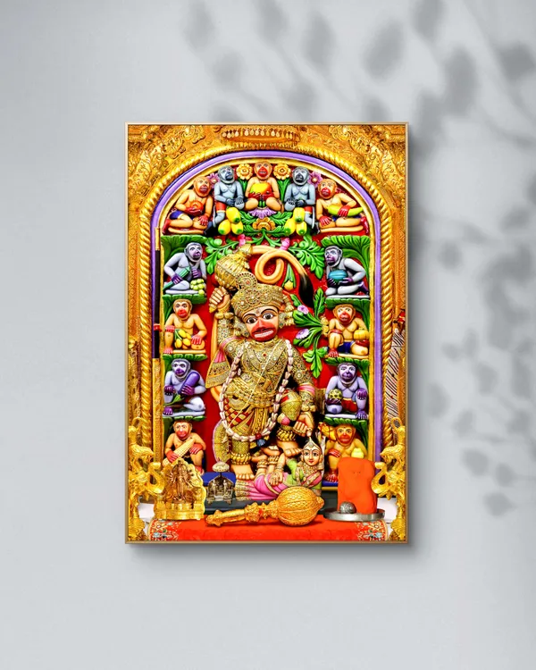Blessings_Of_Hanuman_Ji_The_Kashtbhanjan_Divine_Acrylic_Frame_With_Frame