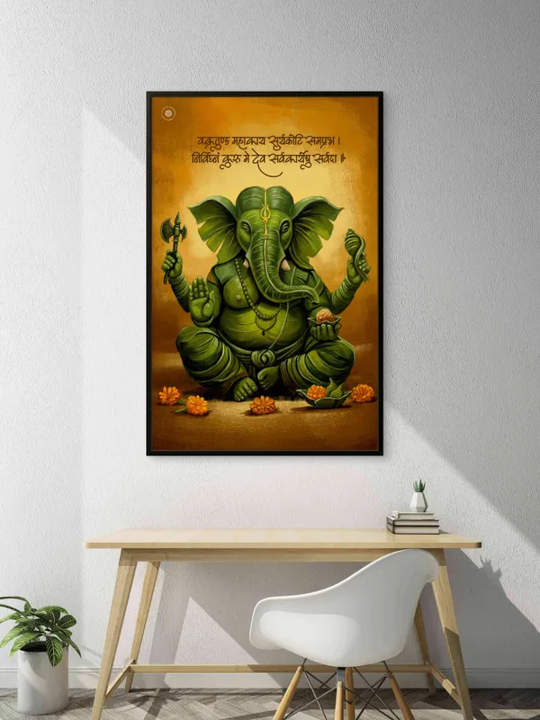 Vakratunda_Mahakaya_Ganesh_Ji_Acrylic_Frame_With_Frame