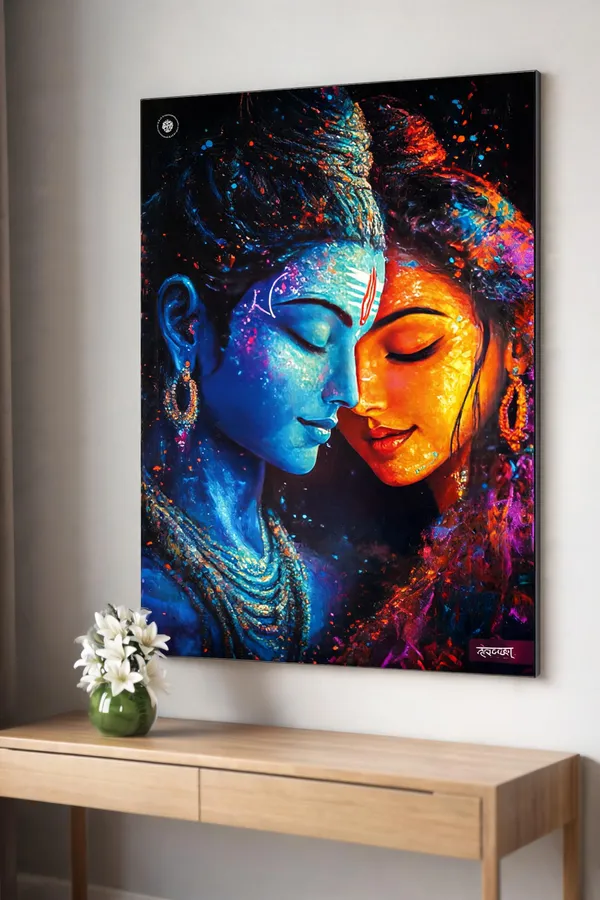Shiv_Parvati_Sacred_Balance_Of_Strength_And_Serenity_Acrylic_Frame_Without_Frame